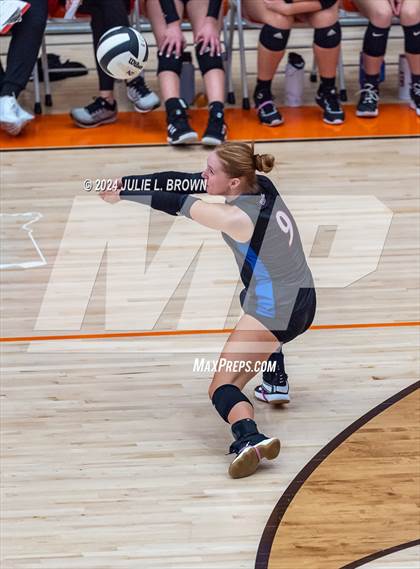Thumbnail 2 in Roncalli vs. Jennings County (IHSAA 3A Semi-state semifinal) photogallery.