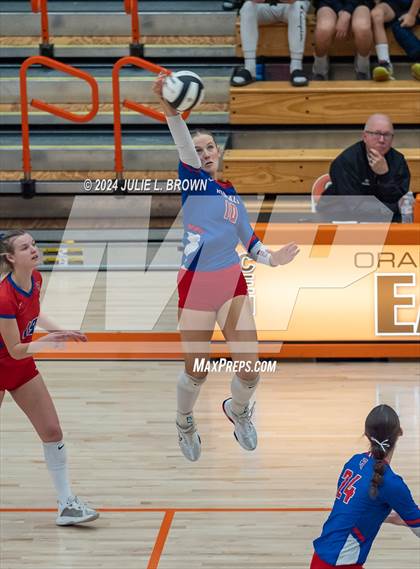 Thumbnail 2 in Roncalli vs. Jennings County (IHSAA 3A Semi-state semifinal) photogallery.