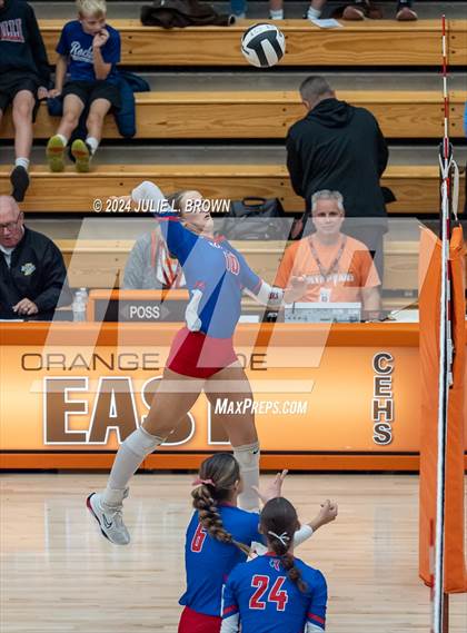 Thumbnail 3 in Roncalli vs. Jennings County (IHSAA 3A Semi-state semifinal) photogallery.