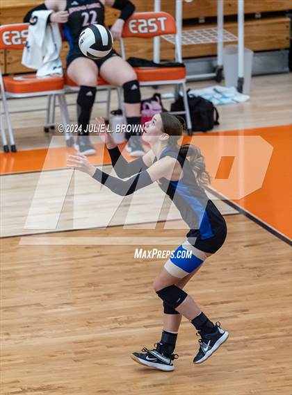 Thumbnail 1 in Roncalli vs. Jennings County (IHSAA 3A Semi-state semifinal) photogallery.