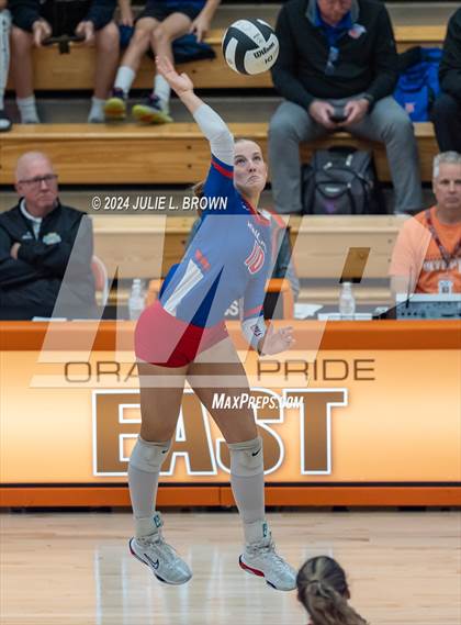 Thumbnail 2 in Roncalli vs. Jennings County (IHSAA 3A Semi-state semifinal) photogallery.