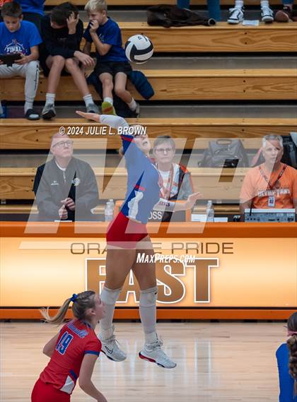 Thumbnail 3 in Roncalli vs. Jennings County (IHSAA 3A Semi-state semifinal) photogallery.