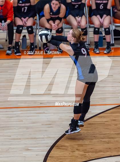 Thumbnail 3 in Roncalli vs. Jennings County (IHSAA 3A Semi-state semifinal) photogallery.