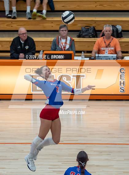 Thumbnail 1 in Roncalli vs. Jennings County (IHSAA 3A Semi-state semifinal) photogallery.