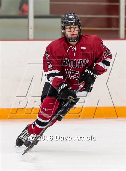 Thumbnail 2 in Milton Academy vs Tabor Academy (Joshua H. Weeks New Years' Tournament Final) photogallery.