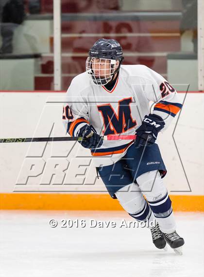 Thumbnail 1 in Milton Academy vs Tabor Academy (Joshua H. Weeks New Years' Tournament Final) photogallery.