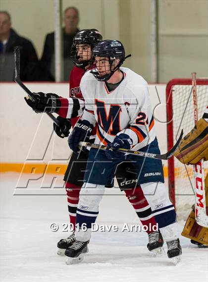Thumbnail 3 in Milton Academy vs Tabor Academy (Joshua H. Weeks New Years' Tournament Final) photogallery.