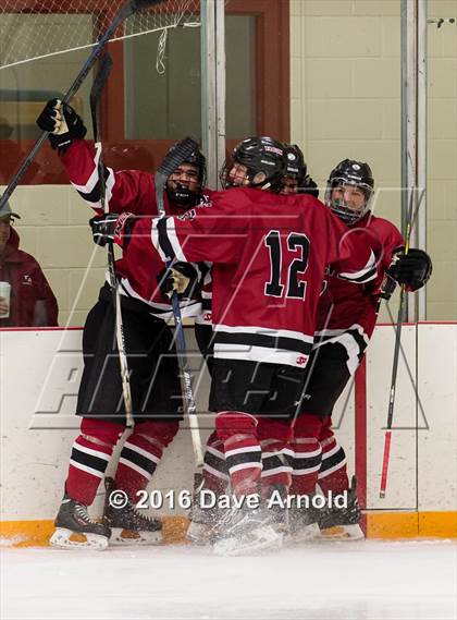 Thumbnail 1 in Milton Academy vs Tabor Academy (Joshua H. Weeks New Years' Tournament Final) photogallery.