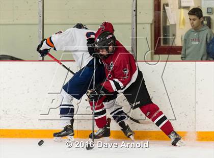 Thumbnail 2 in Milton Academy vs Tabor Academy (Joshua H. Weeks New Years' Tournament Final) photogallery.