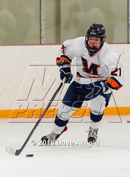 Thumbnail 1 in Milton Academy vs Tabor Academy (Joshua H. Weeks New Years' Tournament Final) photogallery.