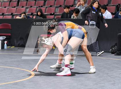 Thumbnail 3 in CIF State Wrestling Championships Girls (Round One) photogallery.