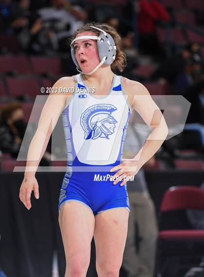 Thumbnail 3 in CIF State Wrestling Championships Girls (Round One) photogallery.