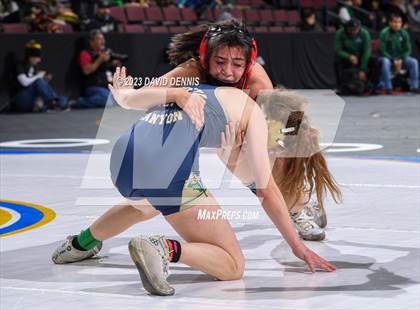 Thumbnail 2 in CIF State Wrestling Championships Girls (Round One) photogallery.