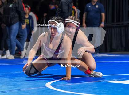 Thumbnail 2 in CIF State Wrestling Championships Girls (Round One) photogallery.