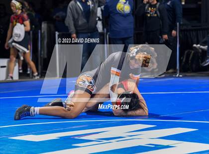 Thumbnail 3 in CIF State Wrestling Championships Girls (Round One) photogallery.
