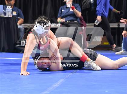 Thumbnail 2 in CIF State Wrestling Championships Girls (Round One) photogallery.