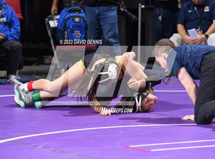 Thumbnail 1 in CIF State Wrestling Championships Girls (Round One) photogallery.