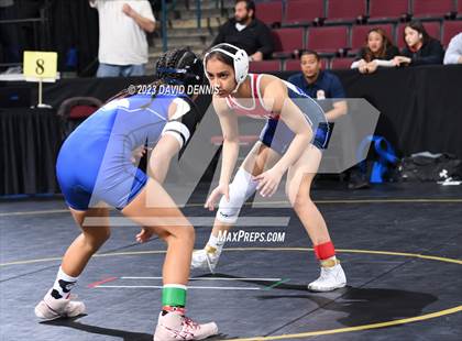 Thumbnail 3 in CIF State Wrestling Championships Girls (Round One) photogallery.