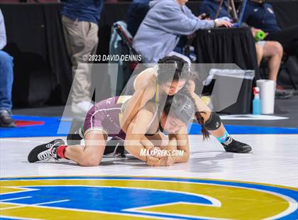 Thumbnail 1 in CIF State Wrestling Championships Girls (Round One) photogallery.