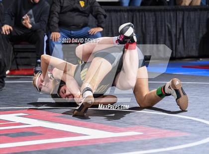 Thumbnail 2 in CIF State Wrestling Championships Girls (Round One) photogallery.