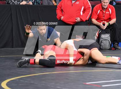 Thumbnail 1 in CIF State Wrestling Championships Girls (Round One) photogallery.