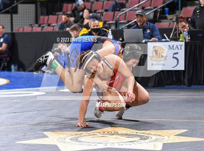 Thumbnail 2 in CIF State Wrestling Championships Girls (Round One) photogallery.