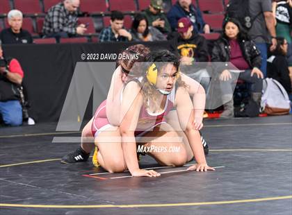 Thumbnail 2 in CIF State Wrestling Championships Girls (Round One) photogallery.