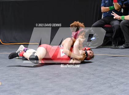 Thumbnail 2 in CIF State Wrestling Championships Girls (Round One) photogallery.