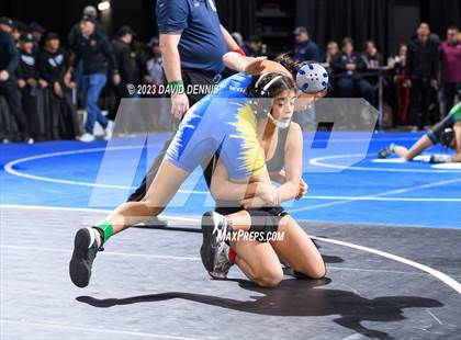 Thumbnail 2 in CIF State Wrestling Championships Girls (Round One) photogallery.