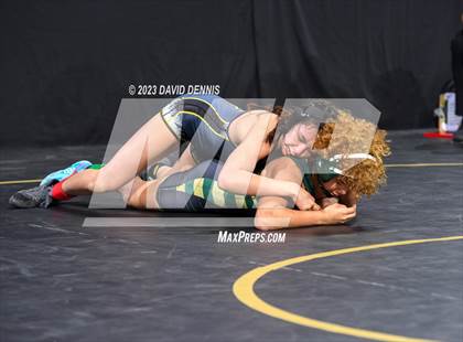 Thumbnail 1 in CIF State Wrestling Championships Girls (Round One) photogallery.