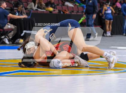 Thumbnail 3 in CIF State Wrestling Championships Girls (Round One) photogallery.