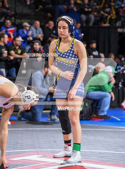 Thumbnail 3 in CIF State Wrestling Championships Girls (Round One) photogallery.