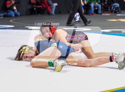 Thumbnail 1 in CIF State Wrestling Championships Girls (Round One) photogallery.