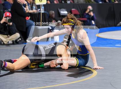 Thumbnail 2 in CIF State Wrestling Championships Girls (Round One) photogallery.