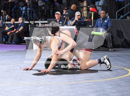 Thumbnail 1 in CIF State Wrestling Championships Girls (Round One) photogallery.