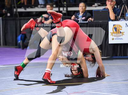 Thumbnail 1 in CIF State Wrestling Championships Girls (Round One) photogallery.