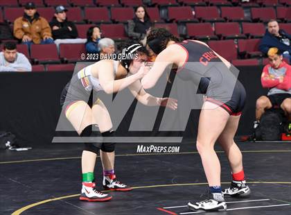 Thumbnail 3 in CIF State Wrestling Championships Girls (Round One) photogallery.