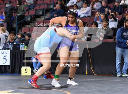 Thumbnail 2 in CIF State Wrestling Championships Girls (Round One) photogallery.