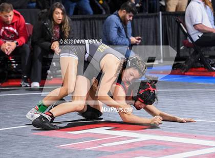Thumbnail 2 in CIF State Wrestling Championships Girls (Round One) photogallery.