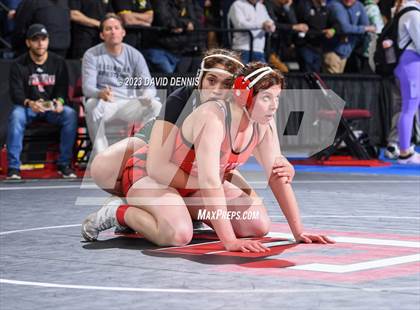 Thumbnail 3 in CIF State Wrestling Championships Girls (Round One) photogallery.