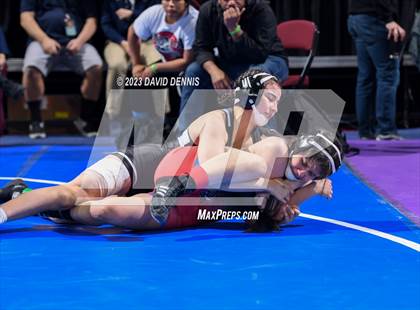 Thumbnail 2 in CIF State Wrestling Championships Girls (Round One) photogallery.