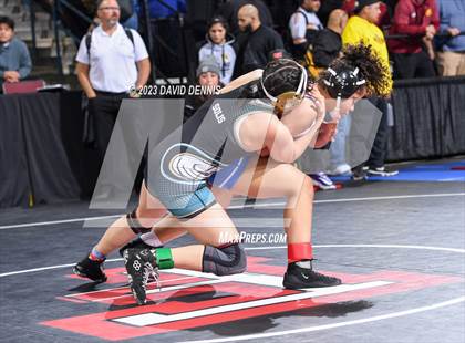 Thumbnail 3 in CIF State Wrestling Championships Girls (Round One) photogallery.