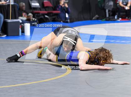 Thumbnail 3 in CIF State Wrestling Championships Girls (Round One) photogallery.