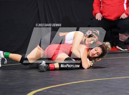 Thumbnail 3 in CIF State Wrestling Championships Girls (Round One) photogallery.