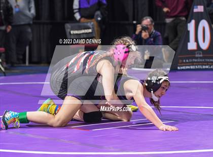 Thumbnail 3 in CIF State Wrestling Championships Girls (Round One) photogallery.
