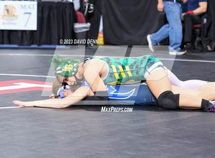 Thumbnail 3 in CIF State Wrestling Championships Girls (Round One) photogallery.