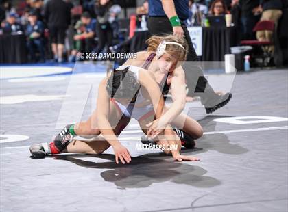 Thumbnail 2 in CIF State Wrestling Championships Girls (Round One) photogallery.