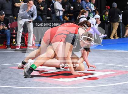 Thumbnail 1 in CIF State Wrestling Championships Girls (Round One) photogallery.