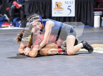 Thumbnail 1 in CIF State Wrestling Championships Girls (Round One) photogallery.