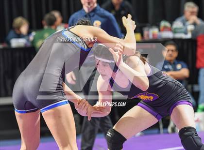 Thumbnail 1 in CIF State Wrestling Championships Girls (Round One) photogallery.